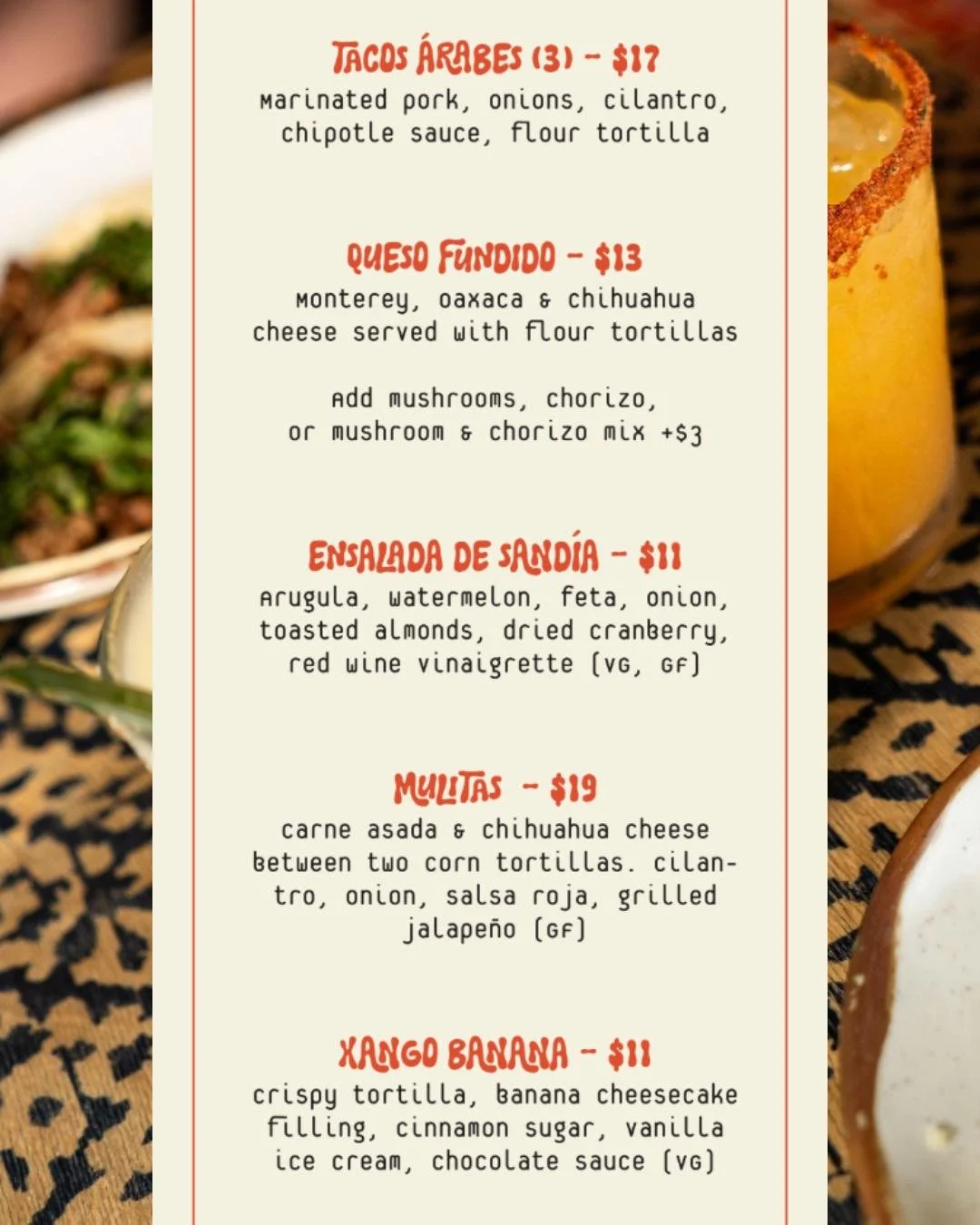 Your new favorite flavors have arrived! 🌮✨ 
Our monthly specials are officially live at Rosy&rsquo;s, and you don&rsquo;t want to miss out on what we&rsquo;ve cooked up for May.

Catch these exclusive bites daily from 4PM to 10PM all month long! Whe
