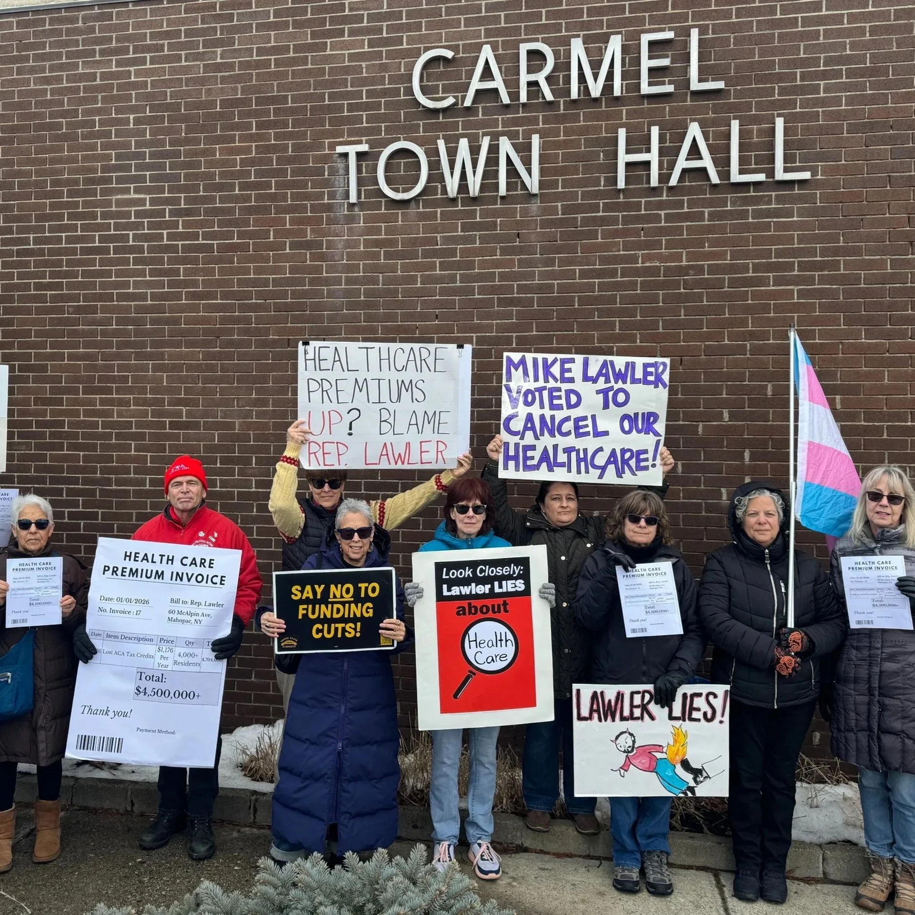 New Yorkers Deliver Congressman Lawler the ‘Bill’ for Skyrocketing Premiums Ahead of Thursday’s Health Care Vote