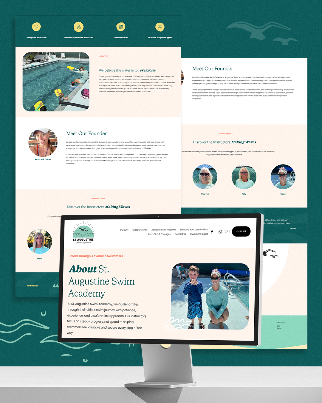 🌊 We’ve Redesigned Our Website — Here’s What’s New at St. Augustine Swim Academy