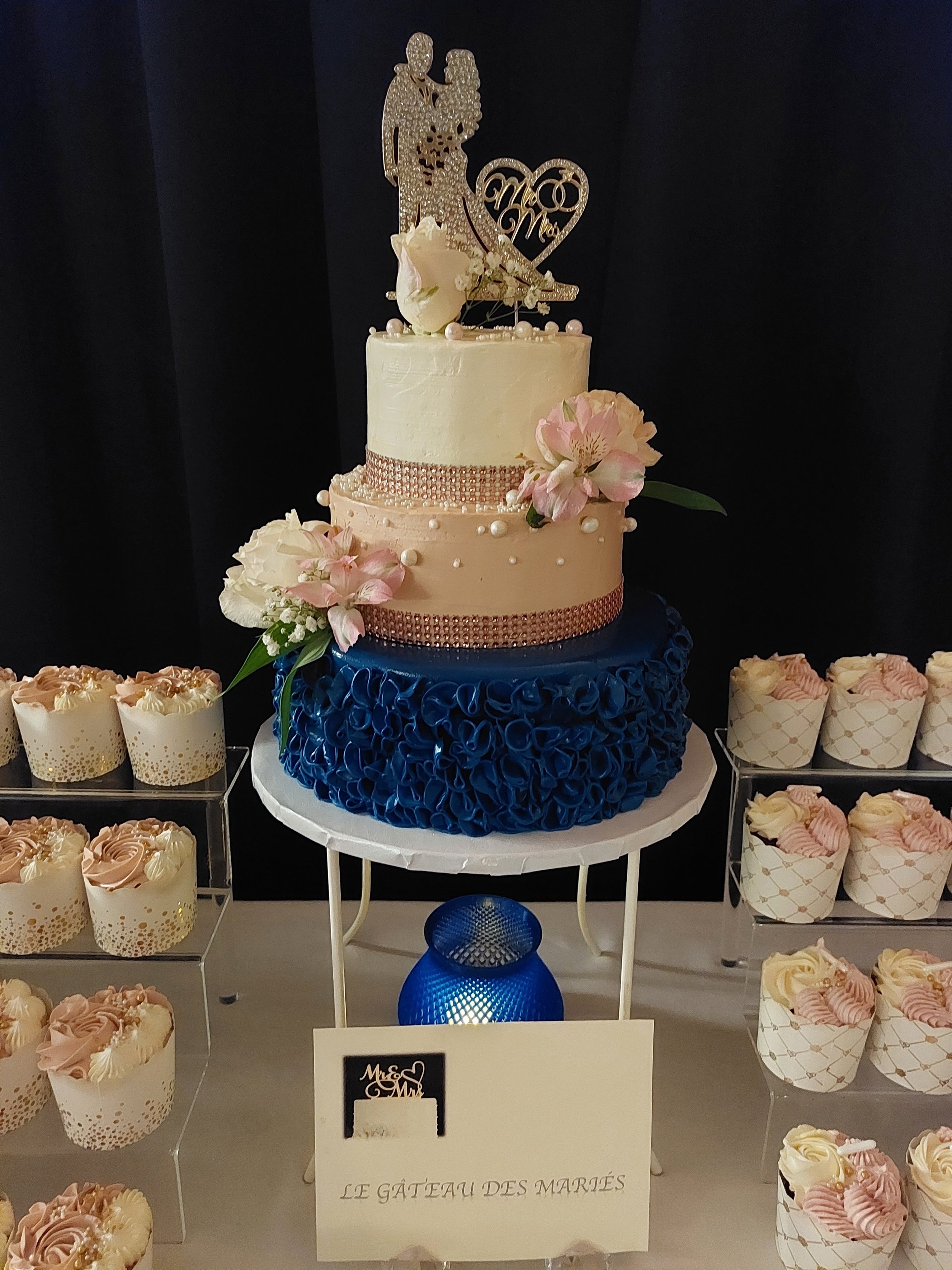 Gâteau de mariage exceptionnel - Crème de Folies