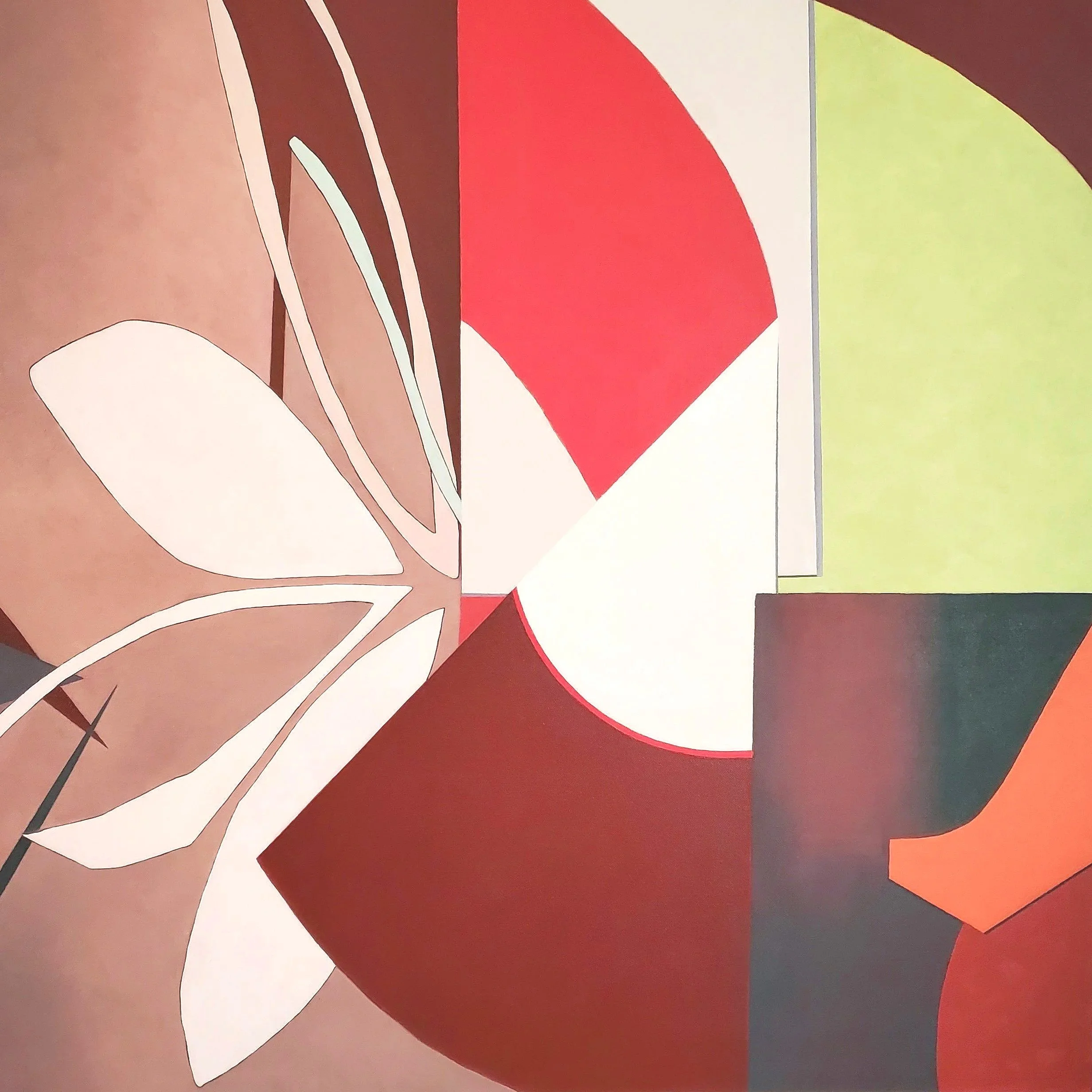 2nd Sun -  36" x 36" acrylic on canvas 