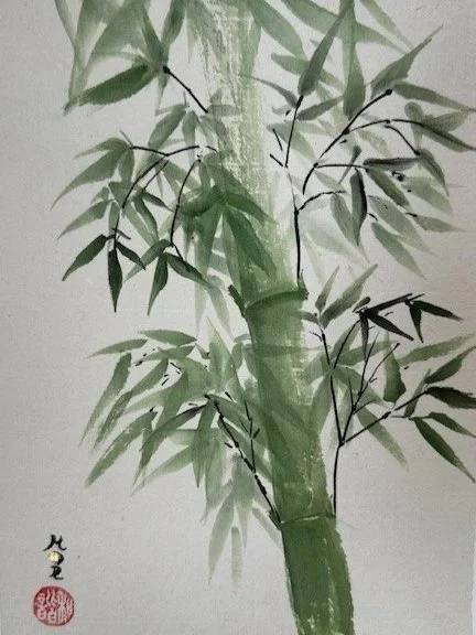 Japanische Tuschekunst im Fläming - Monika Ruppel im Landhaus Alte Schmiede