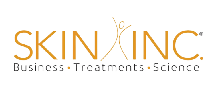 Logo of Skin Inc with the text "Business • Treatments • Science"