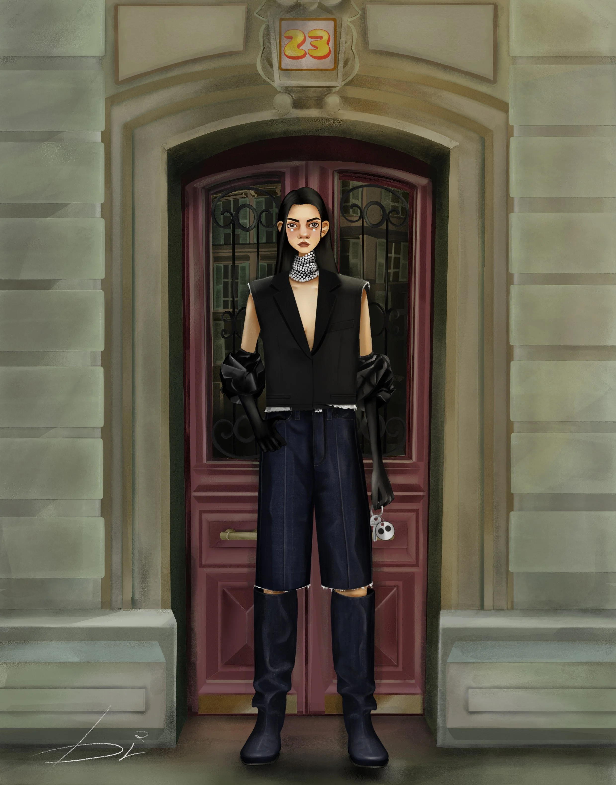 "The Gatekeeper" finished scene