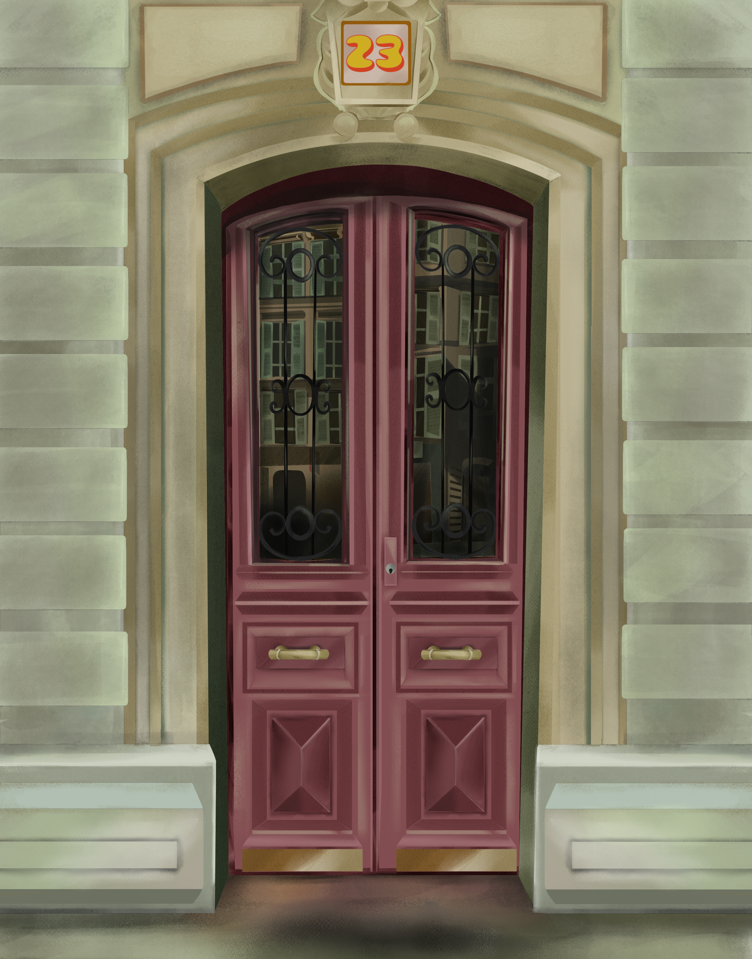 "The Gatekeeper" backdrop illustration