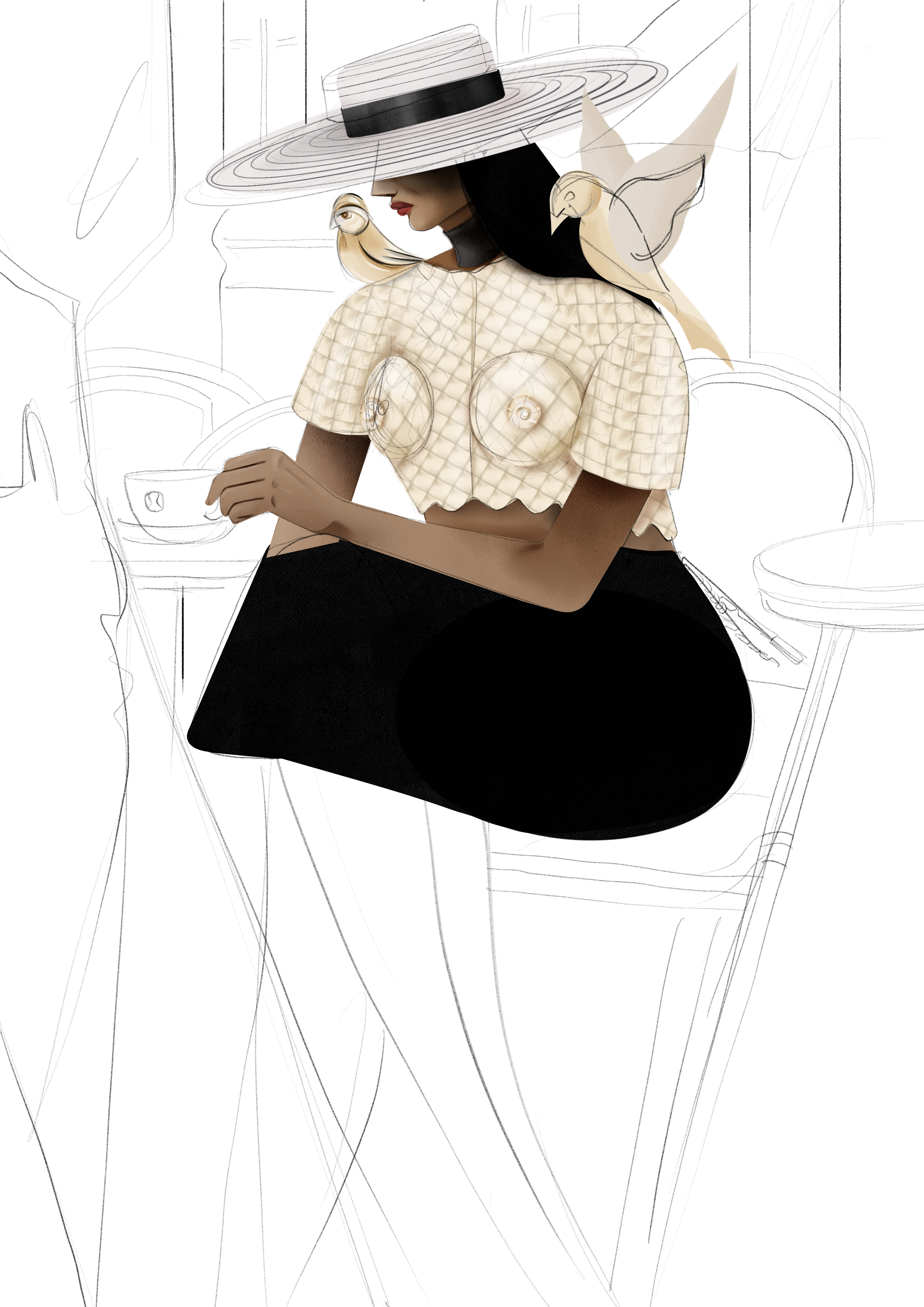 "Coffee Break" composition setup