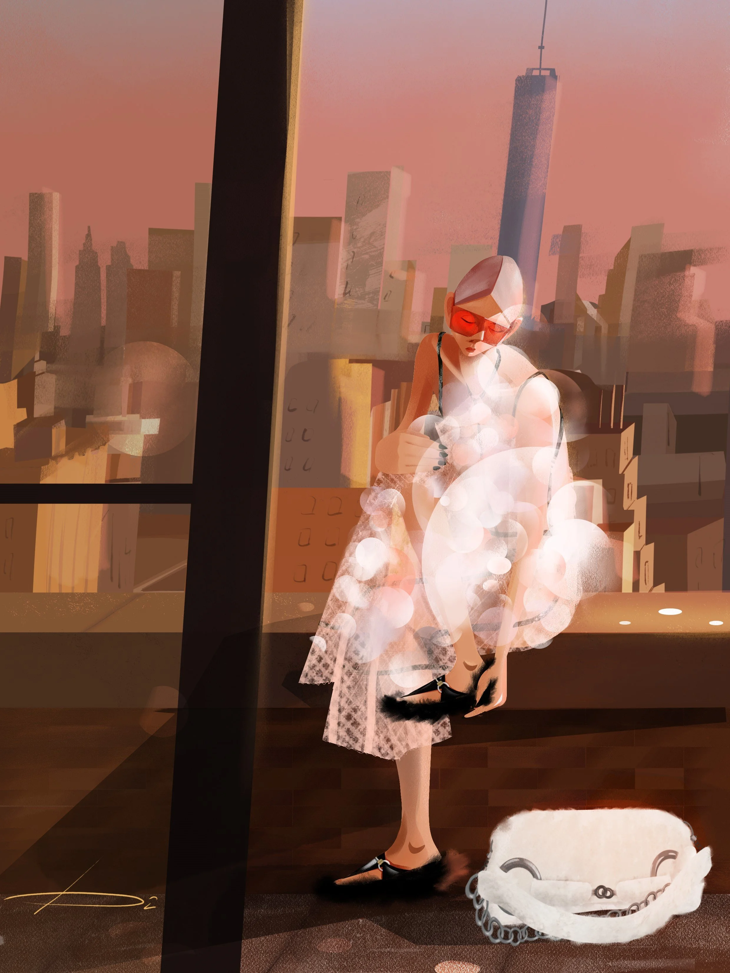 "Sunset Dream" finished scene