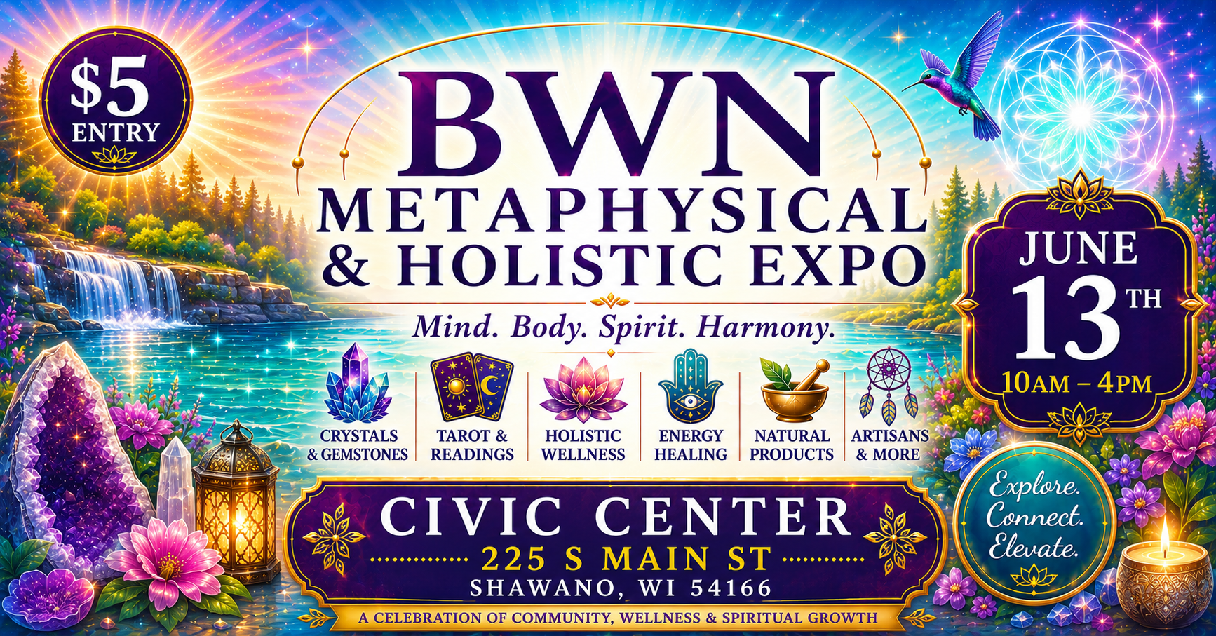 BWN Metaphysical & Holistic Expo- Shawano, WI 