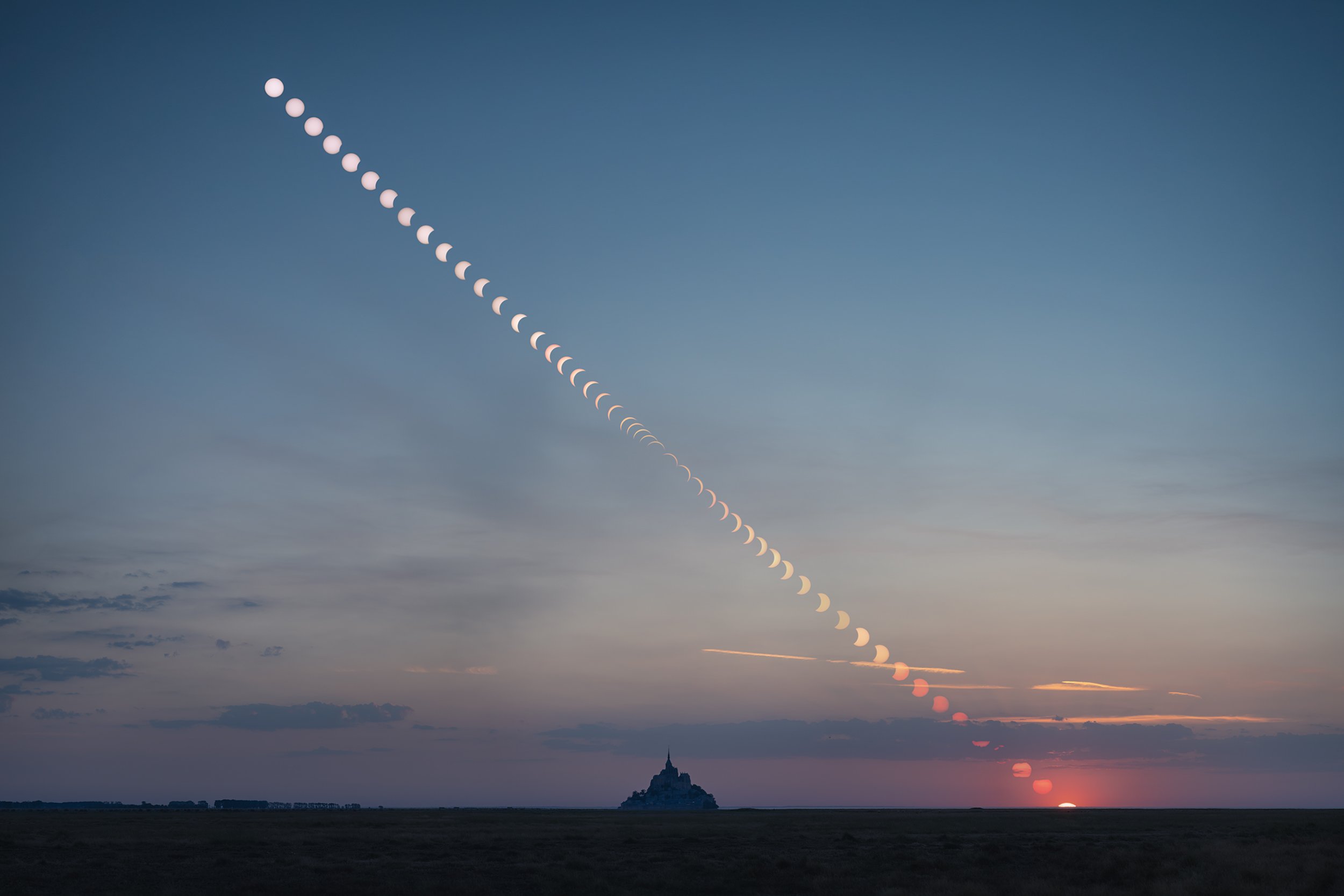 Comment j’ai photographié l’éclipse solaire au Mont Saint-Michel
