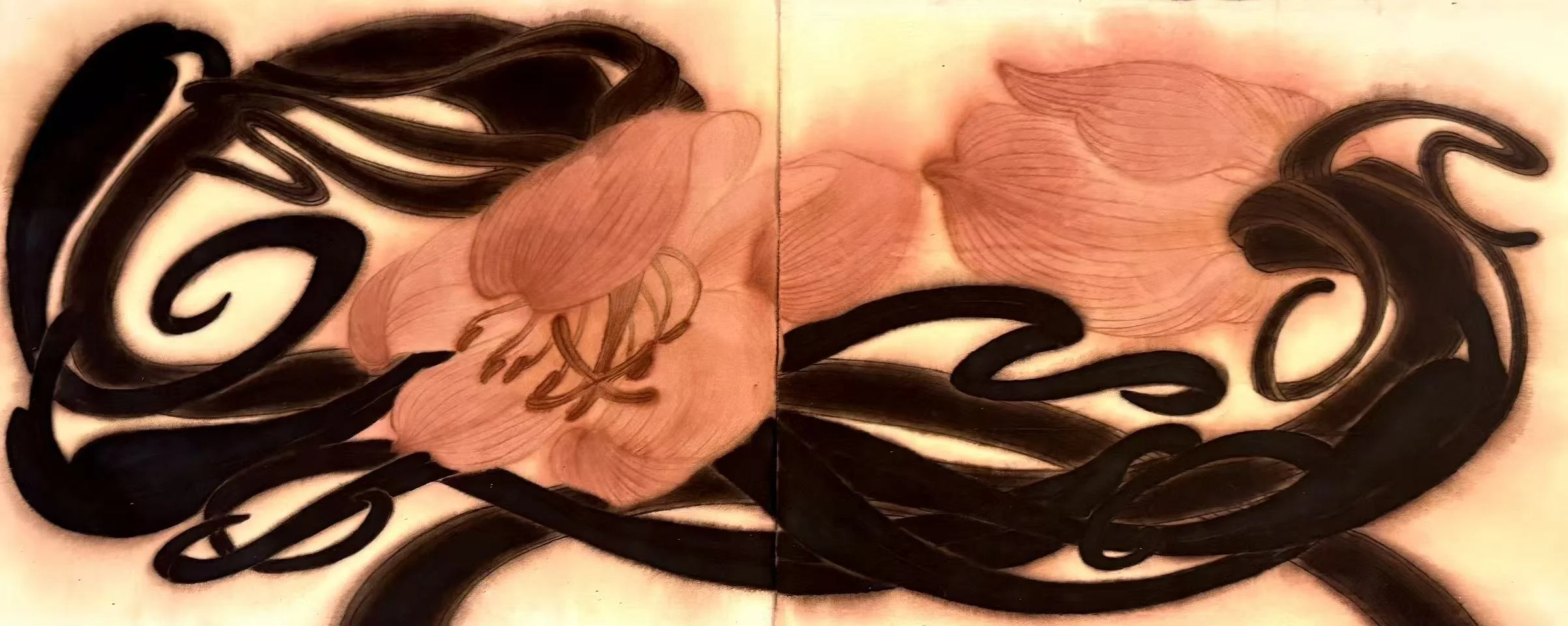 Entangled Blooms II by Iris Moyan Wang