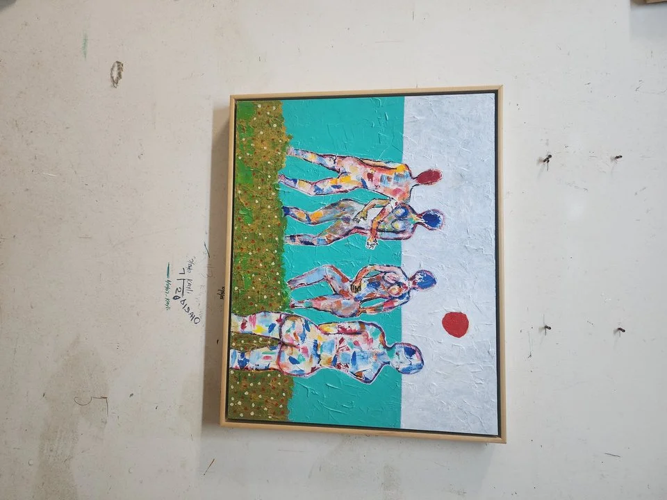 Nudes in the Garden by Clarence Mayo