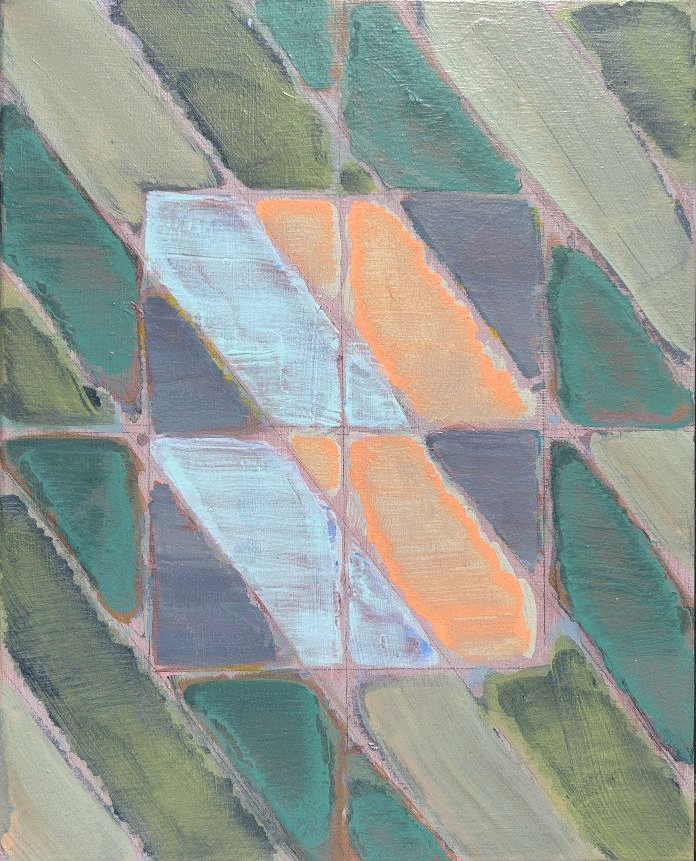 Blue and Orange Window by Levi Haske