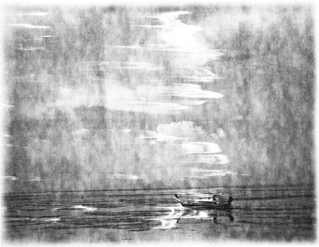 "KO MOOK BOATS" by C. Bay Milin; expired Fujifilm FP-3000B; 2023