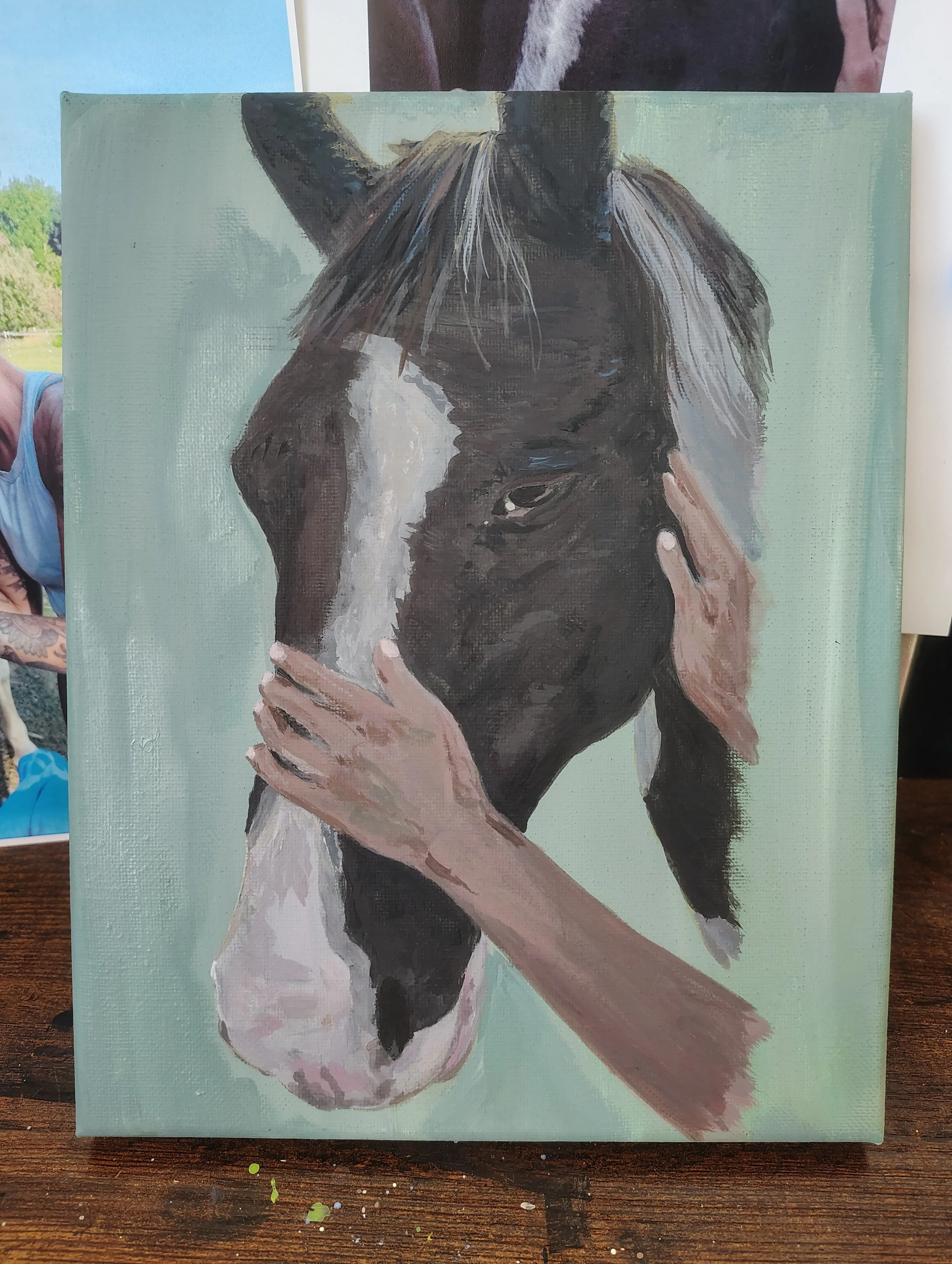 The horse and her veteran by Linda Mattingly