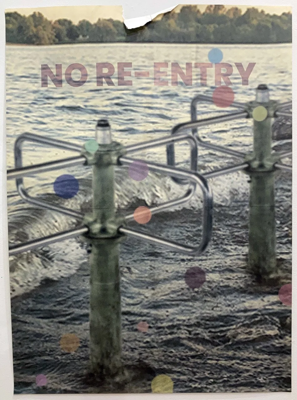 "No Re-entry" By Doug Bennett, Pigment-based Inkjet print; 30 x 22 inches; 2025