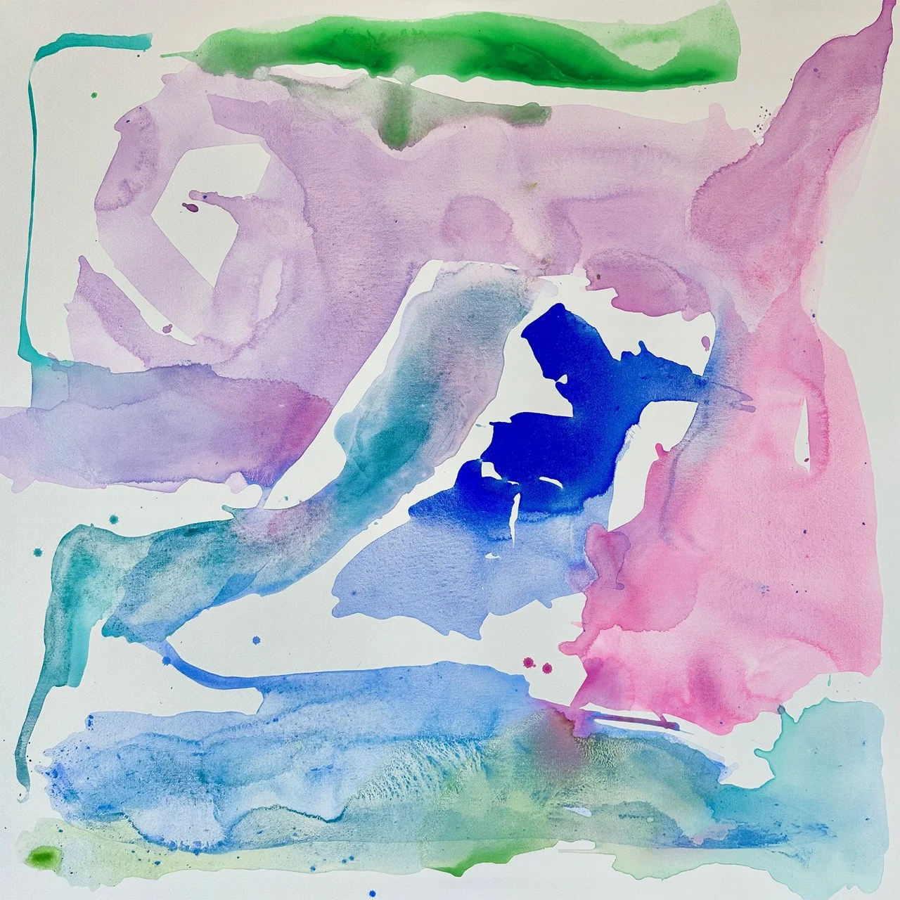 "As the Tide Comes In" by Cassie Adams Acrylic; 48x48; 2025