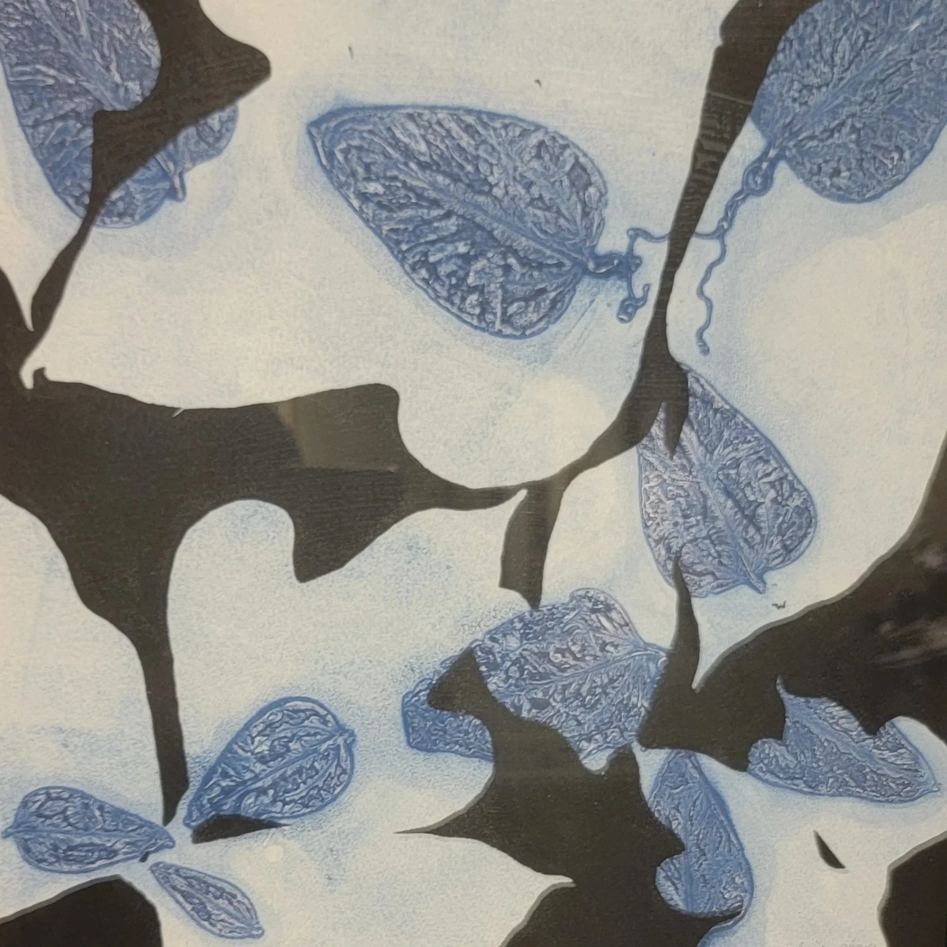 Cat Greenbrier Meets Kudzu 1 by Emily Clare