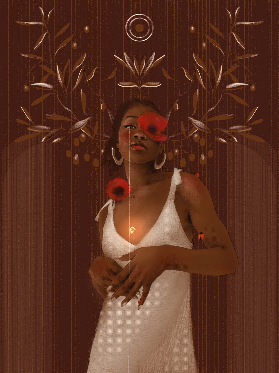 "Palestinian Liberation is Your Liberation" by Britney Symone; mixed media; 2024