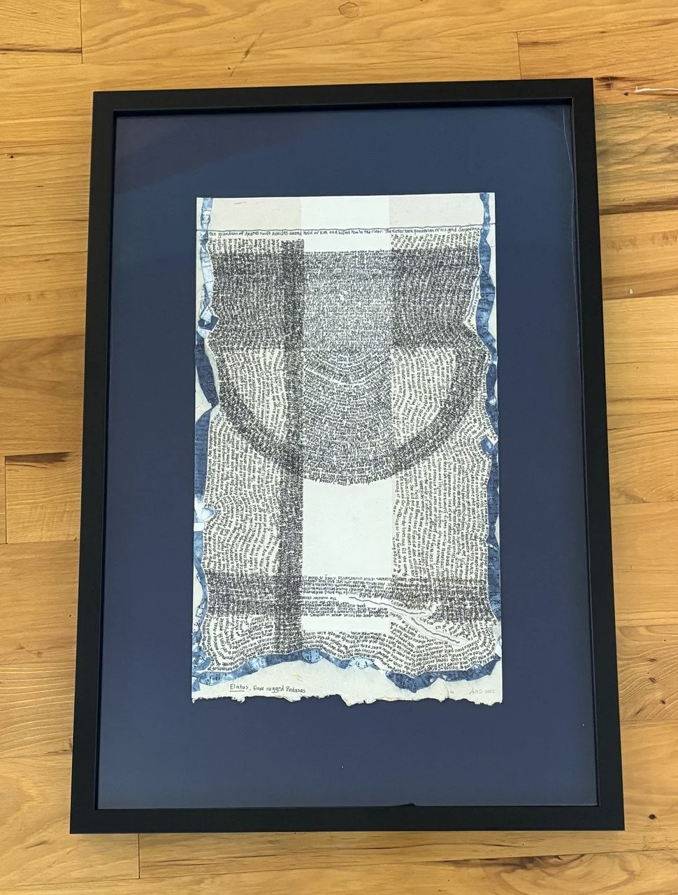 "Elatus" by Ann Corley Silverman, Paper;25" x 17"; 2025