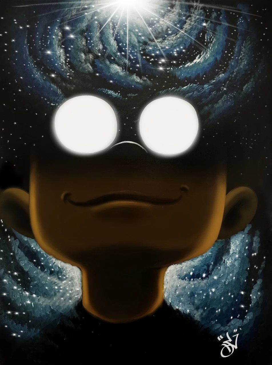 "Euphoria" by Douglas "Sketch" Gamble; acrylic; 2024