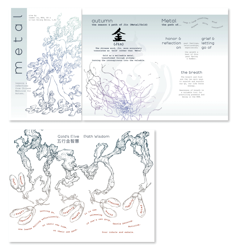 METAL zine by Li-Lan Hsiang Weiss, Isabel Lu, Alexis McKenney