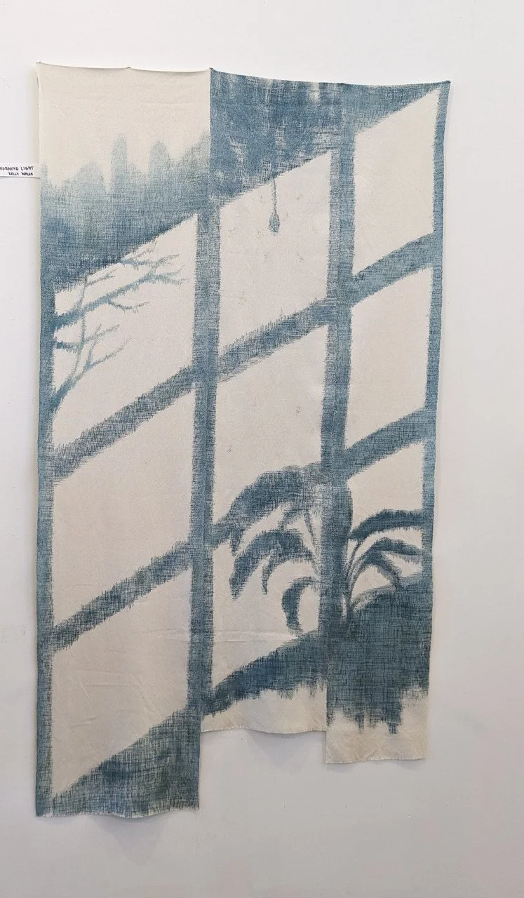 "Morning Light" by Kelly Walsh; textiles; 2024