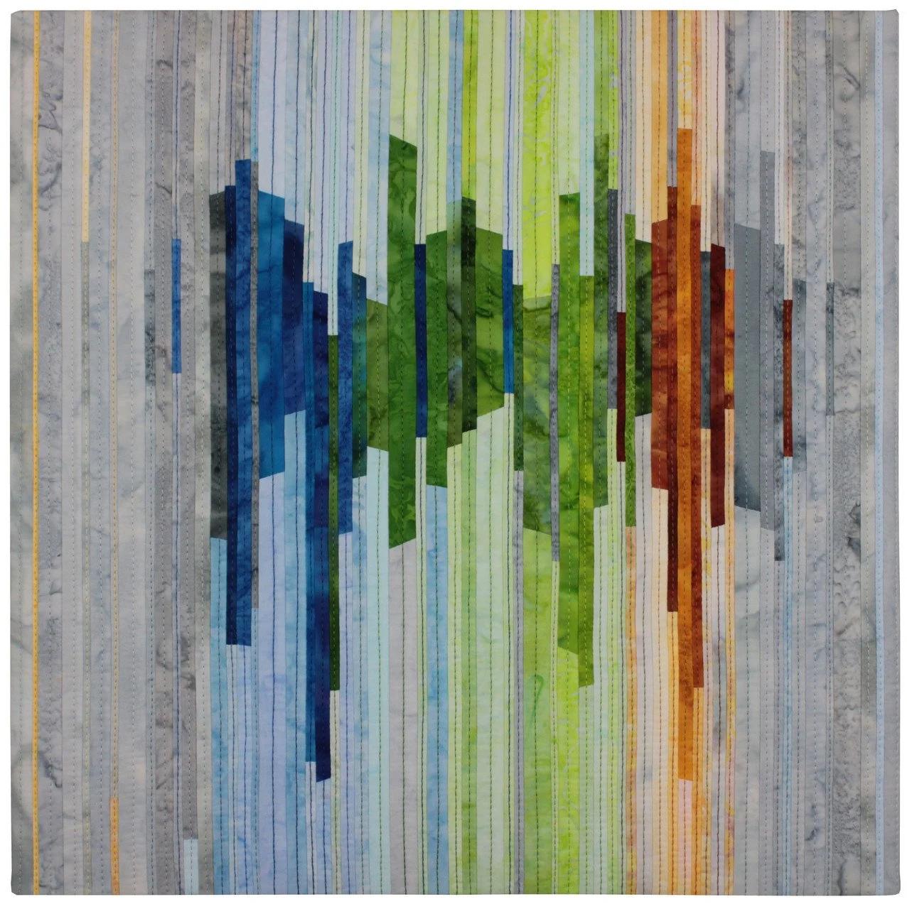 "Impermanence #4" by Christine Hager-Braun; fiber; 2022