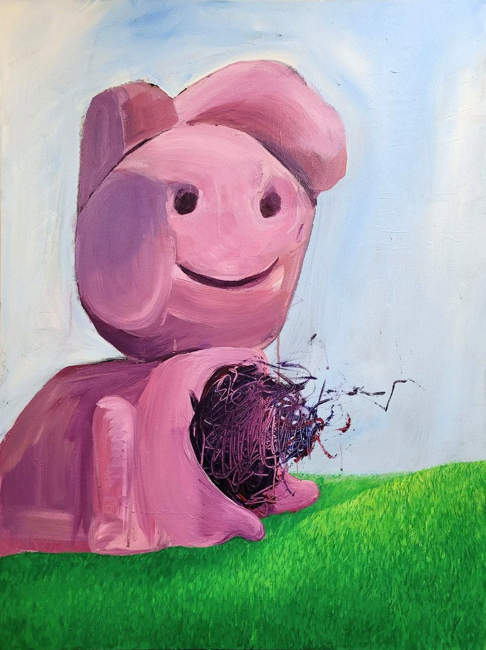 "Full of Love" by McKayla Walker; acrylic on canvas; 2023