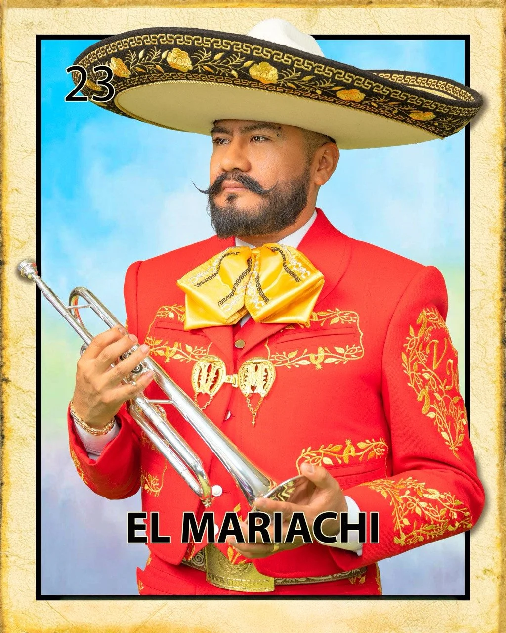 "El Mariachi" by Anthony Garza; Photography; 42x33; 2025