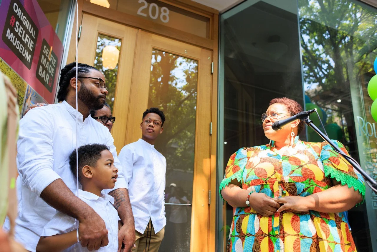 "Untitled II" (From Liberation Station's Grand Opening) by Phillip Loken; digital photograph on archival inkjet paper; 2023