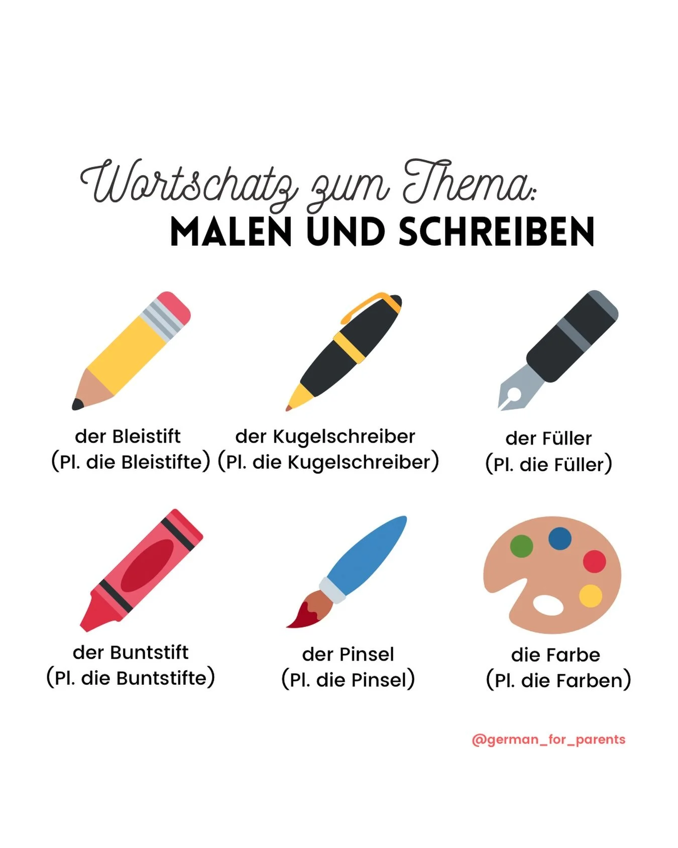 Bald sind die Sommerferien vorbei 🥲 Habt ihr schon alle Schulmaterialien besorgt? #backtoschool #germanforparents