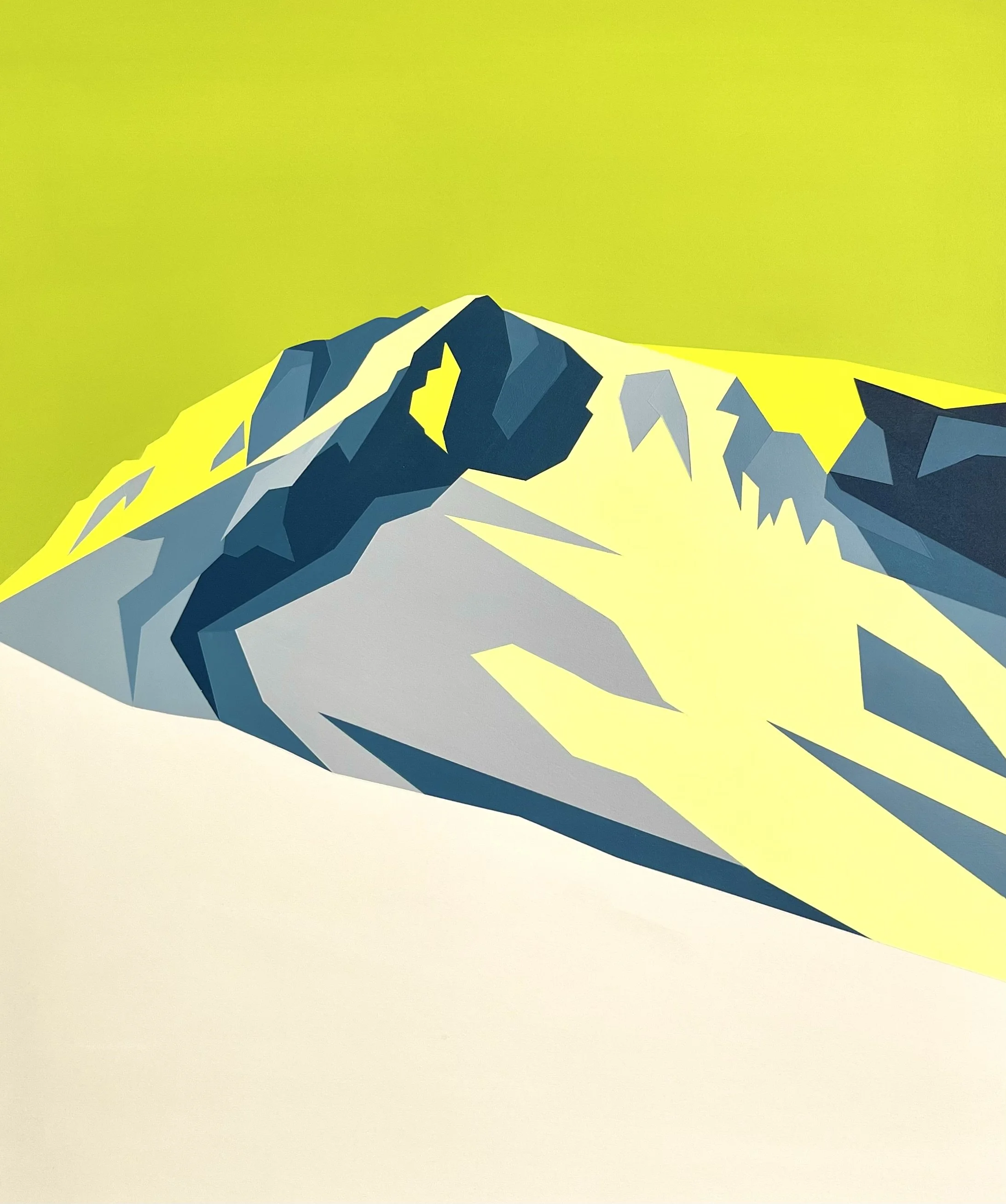 "Asulkan Hike" - 20X24 acrylic on birch. 2025. SOLD.