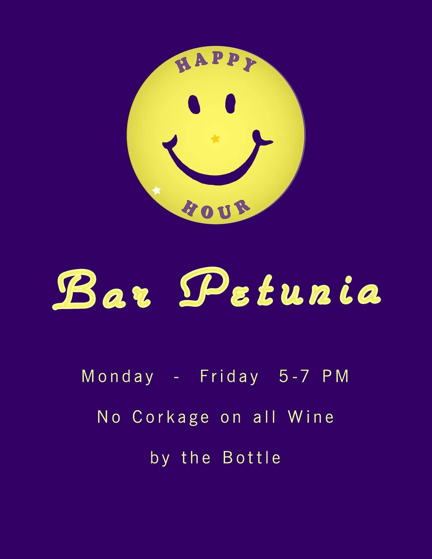 No Corkage on Bottles between 5 + 7 PM, Monday through Friday, saving you $20 ✨✨✨ 
Perfect to enjoy a bottle on the patio with your work besty 👩&zwj;❤️&zwj;👨 you can always take what you can&rsquo;t finish to go🚶&zwj;♀️