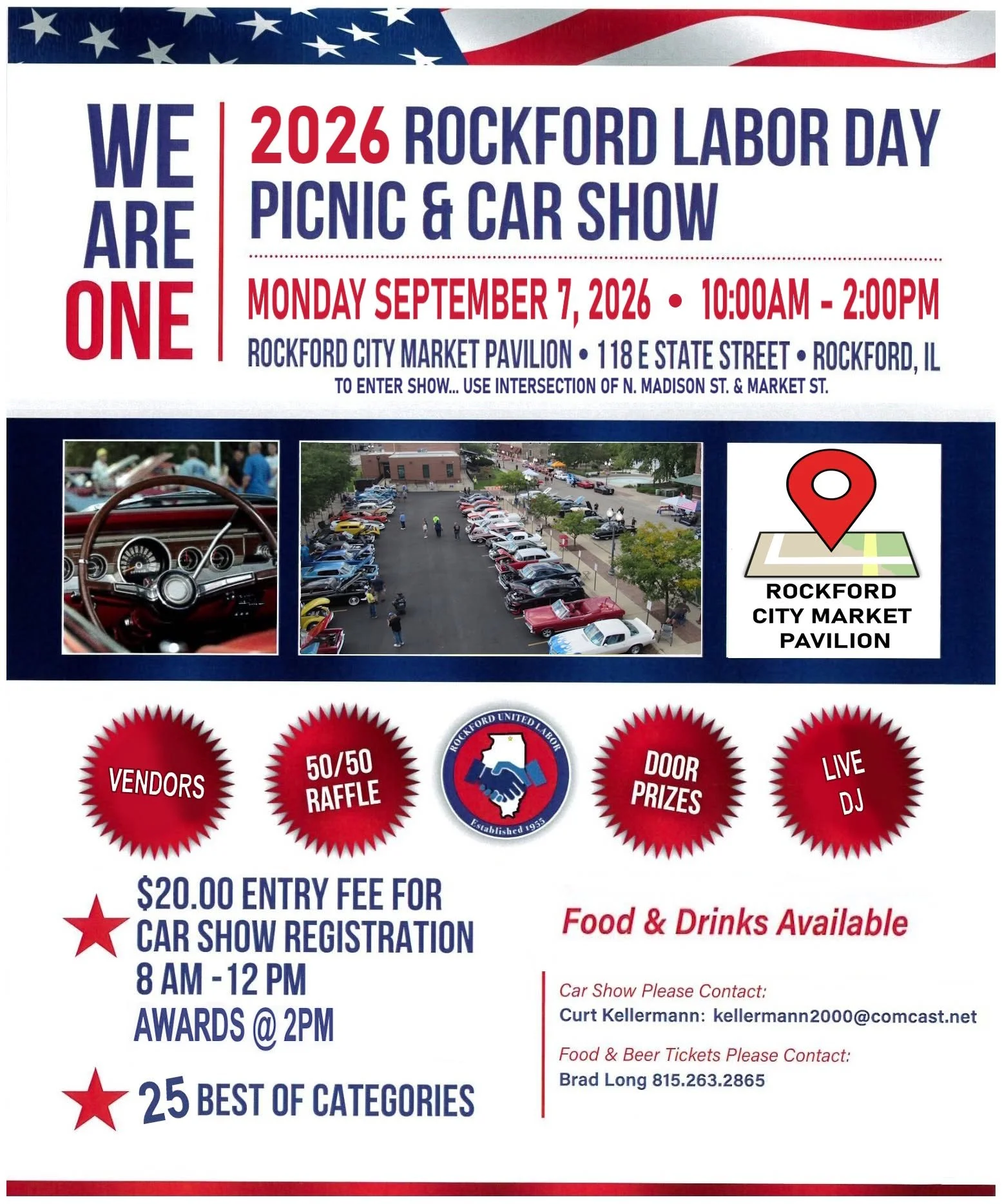We Are One Rockford Labor Day Car Show