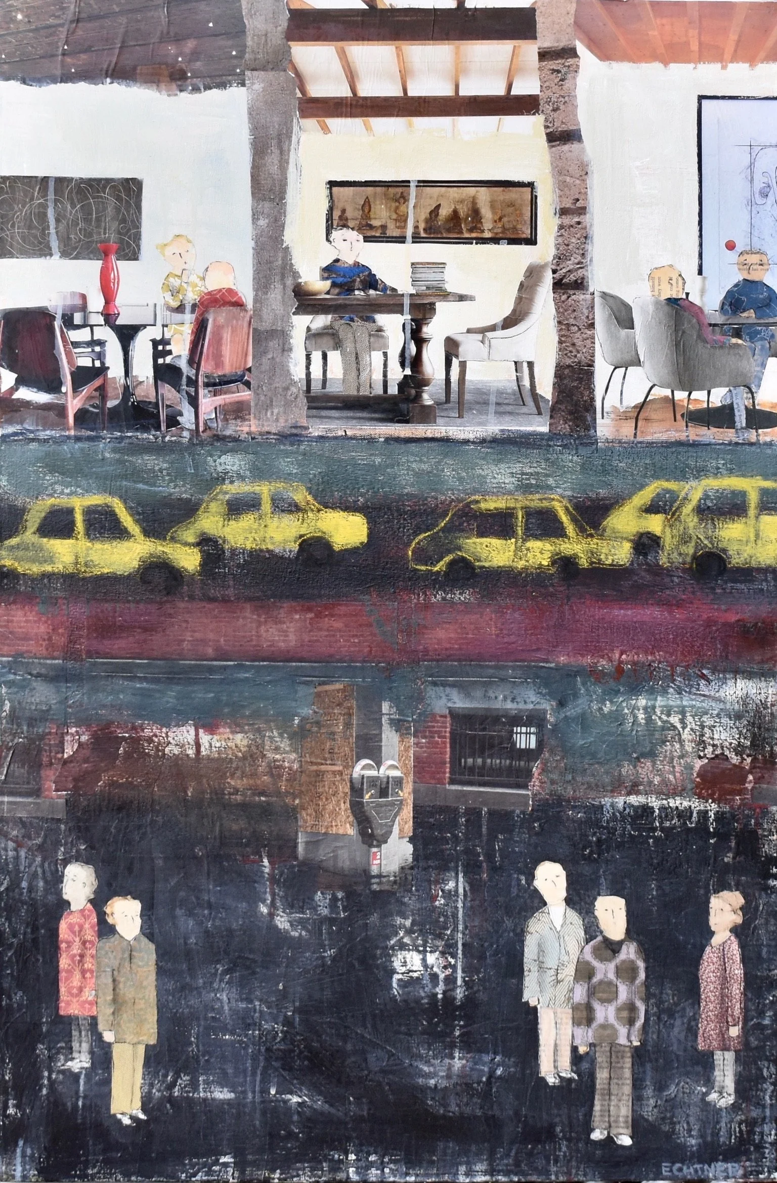 Winding Up the Day 36"x24"