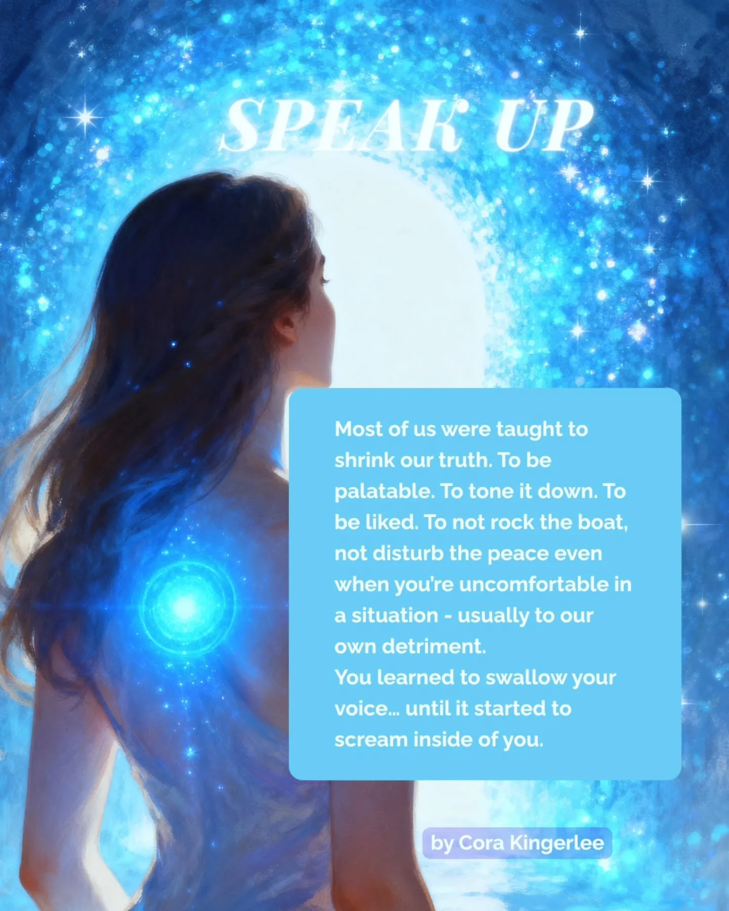 Start your voice healing journey today and be guided on a 4 week energy healing journey with support inside a private Facebook community. Link in bio to register. See you in there 🌕💎