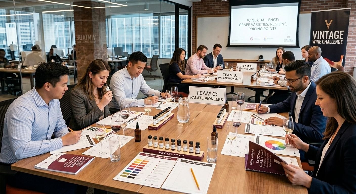 colby wines corporate blending challenge in the north west