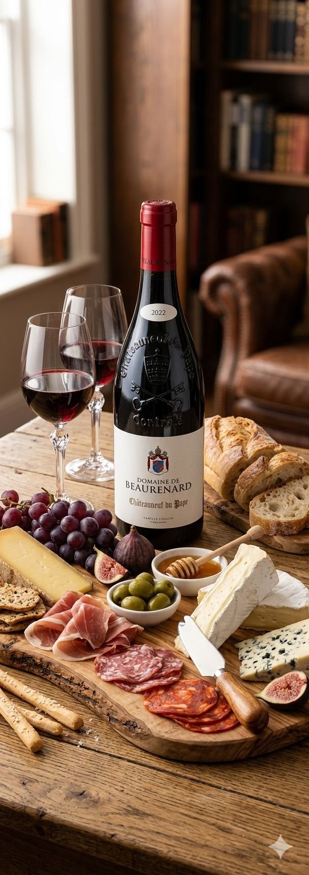 colby wines tasting liverpool with a red wine and charcuterie board
