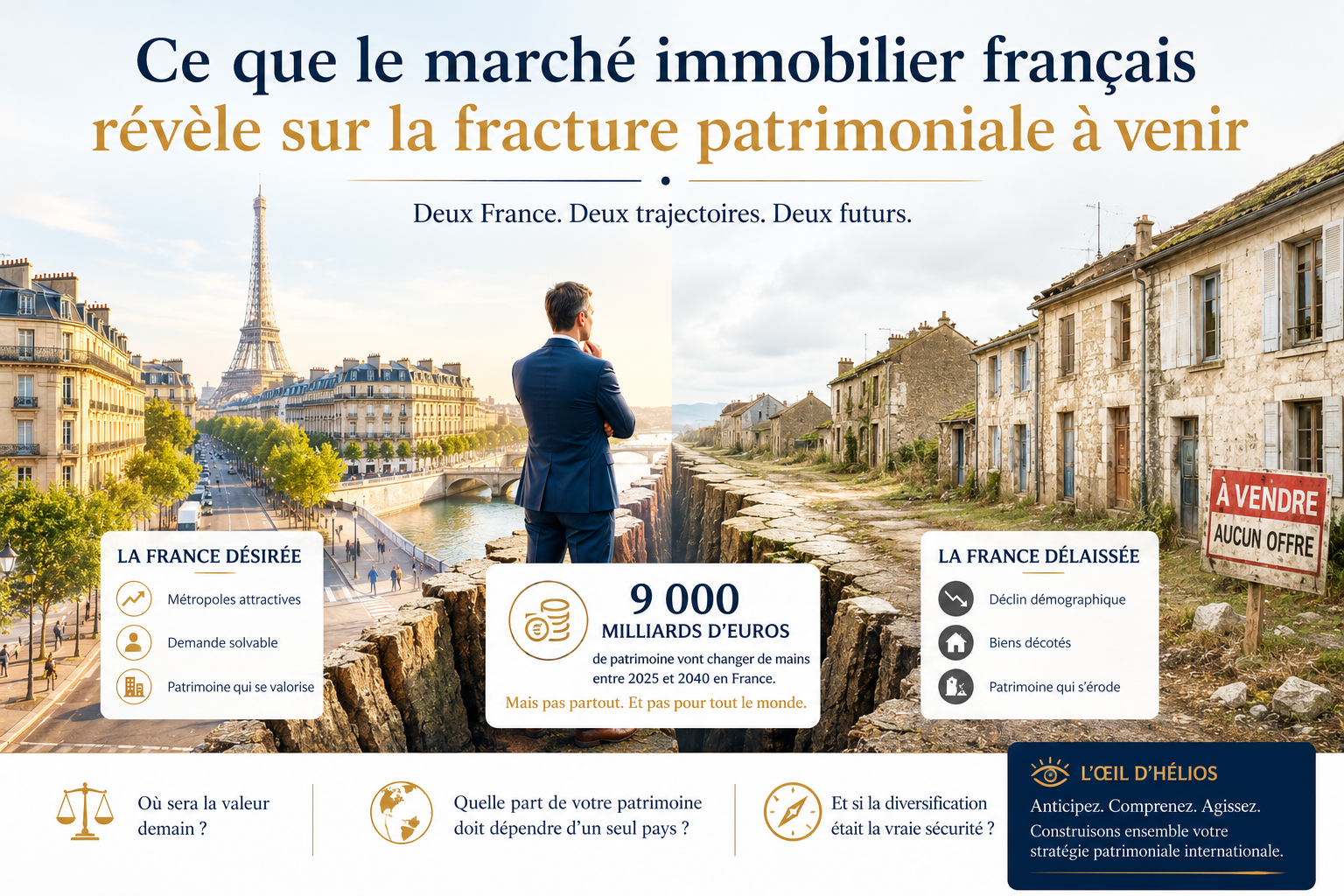 Ce que le marché immobilier français révèle sur la fracture patrimoniale à venir
