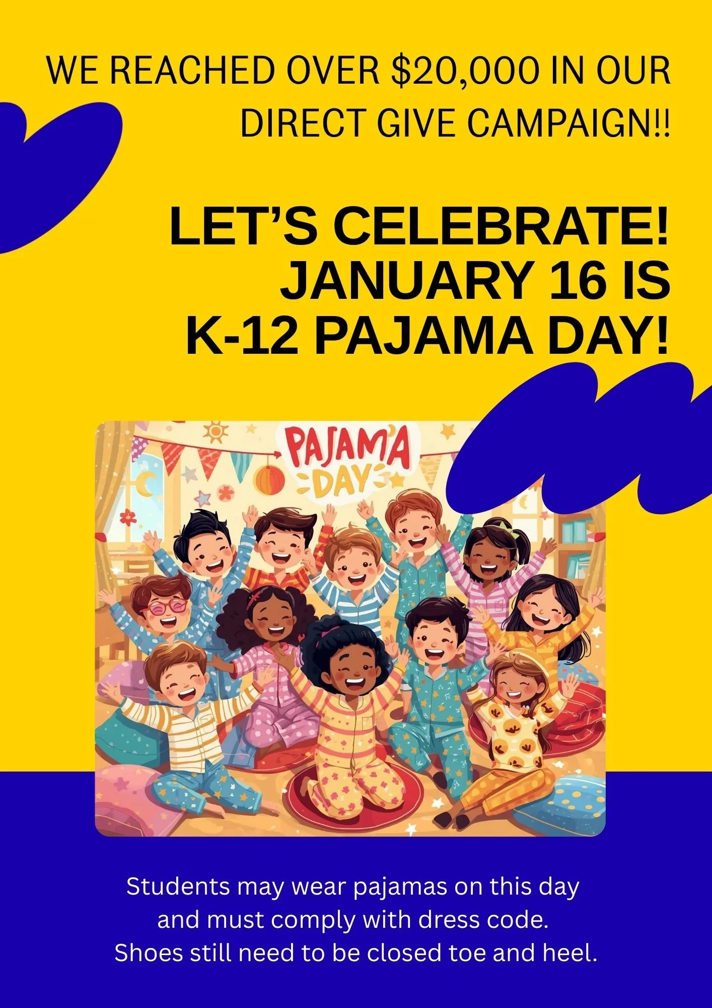 Schoolwide Pajama Day!