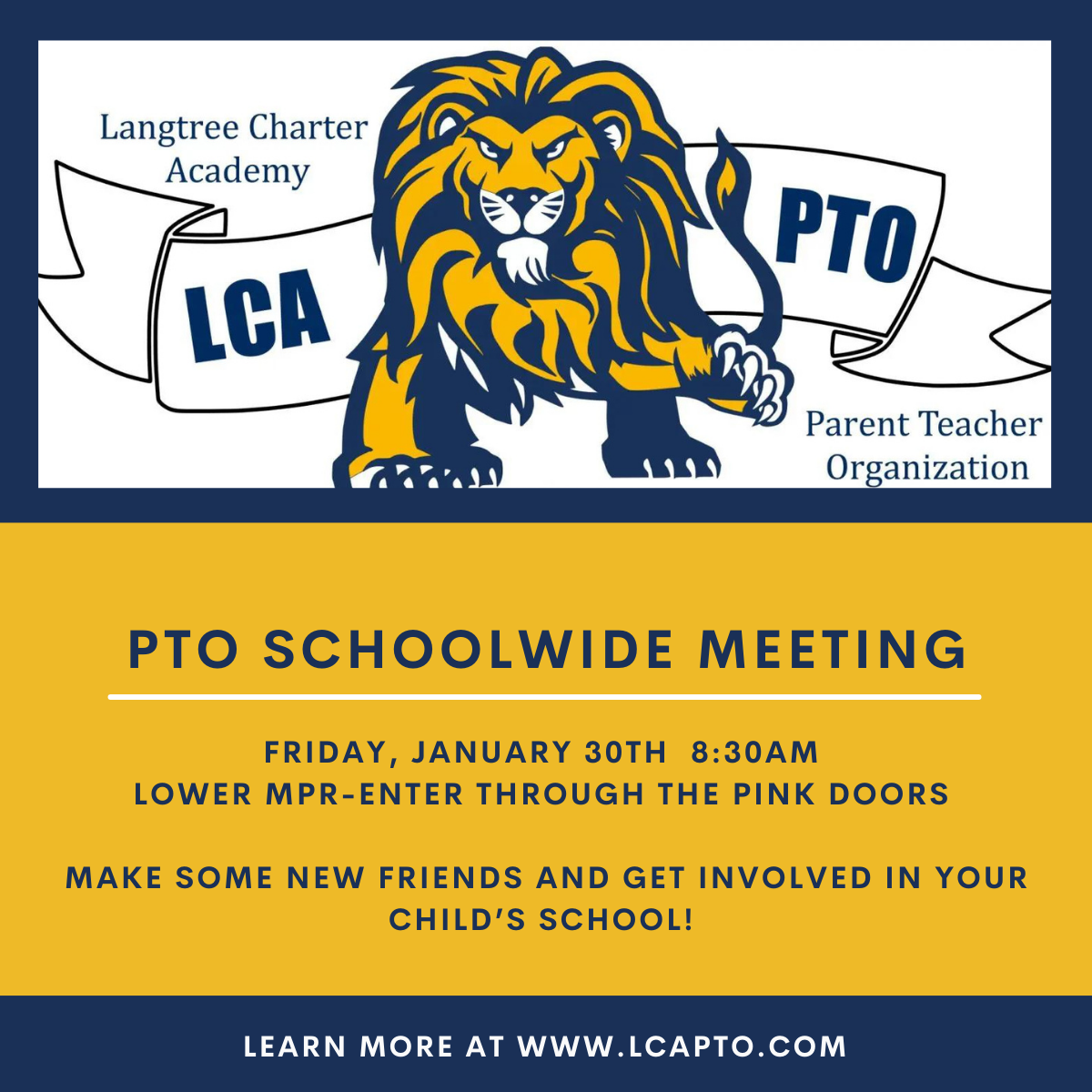 Schoolwide PTO Meeting