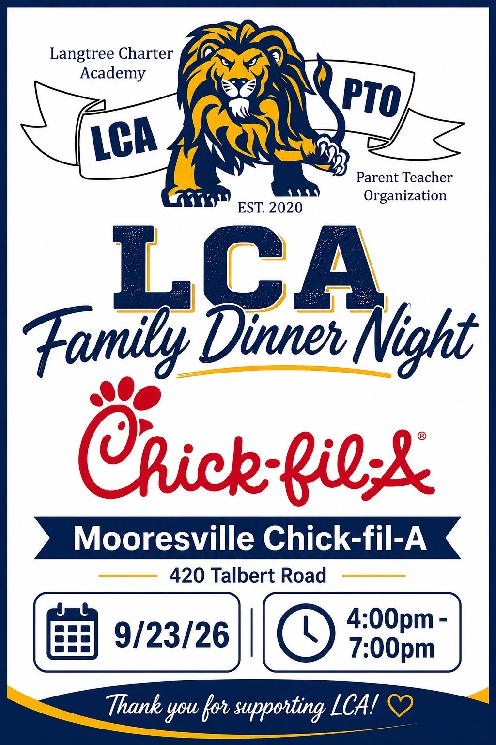 Chick-Fil-A Family Dinner Night