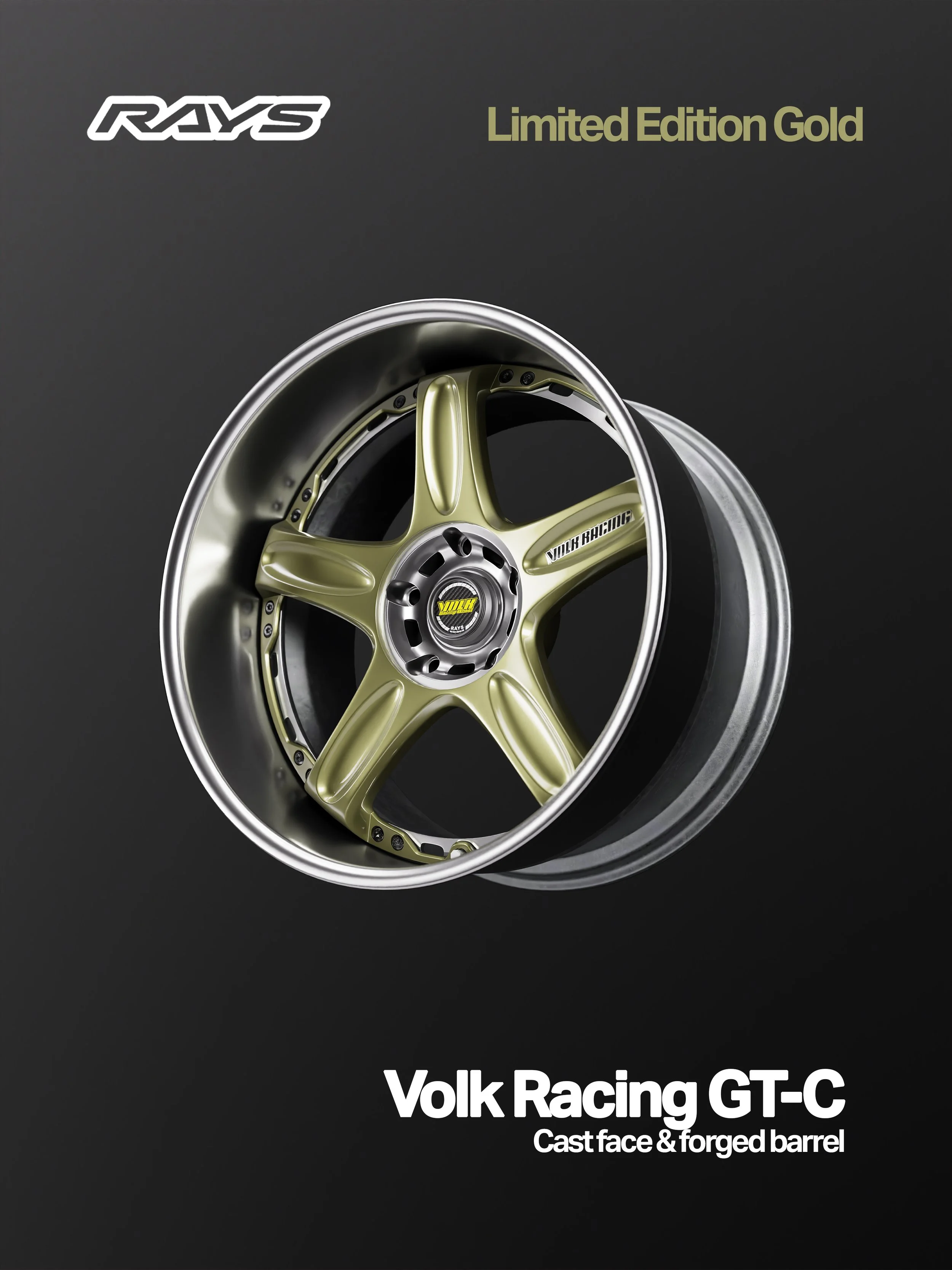 Volk GTC Limited Edition Gold wheel finish