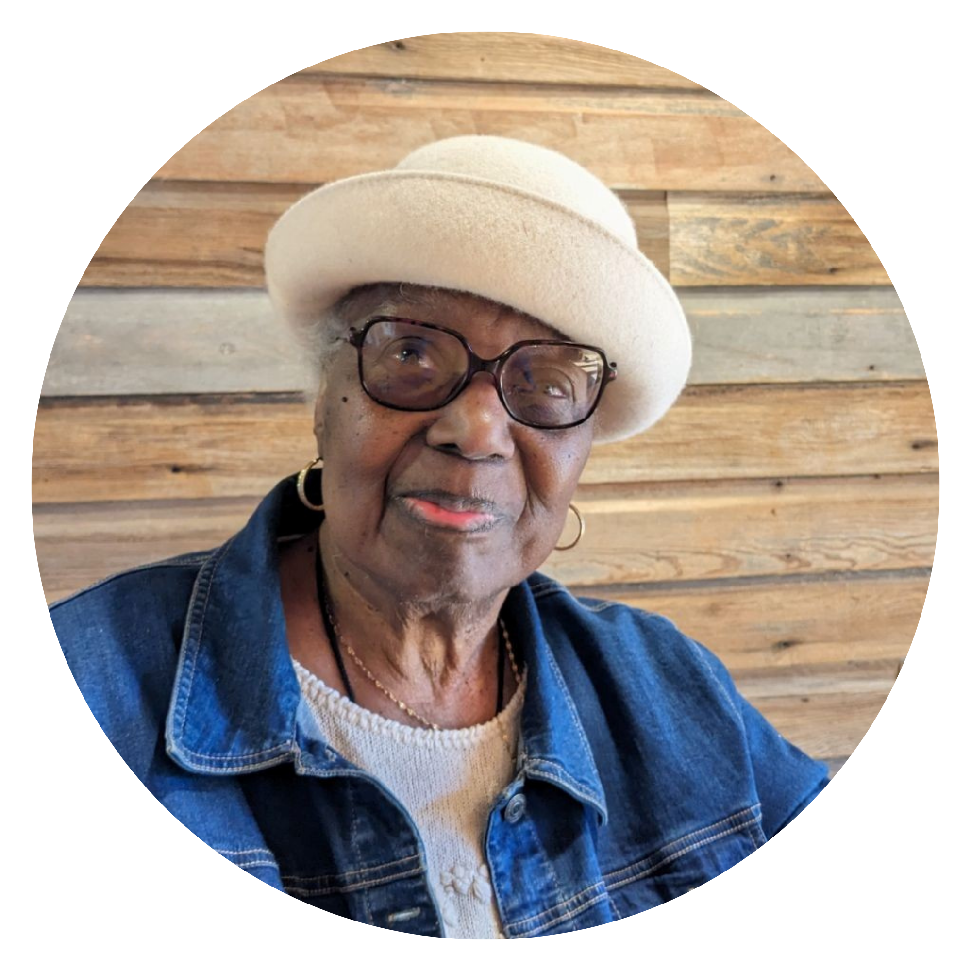 Geneva Jackson at the Barns of Rose Hill for her 90th birthday