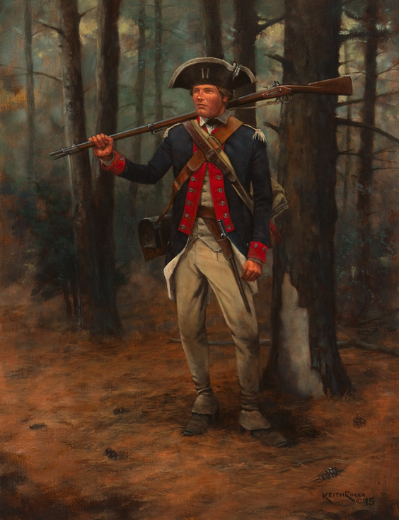 Continental Infantryman 1782