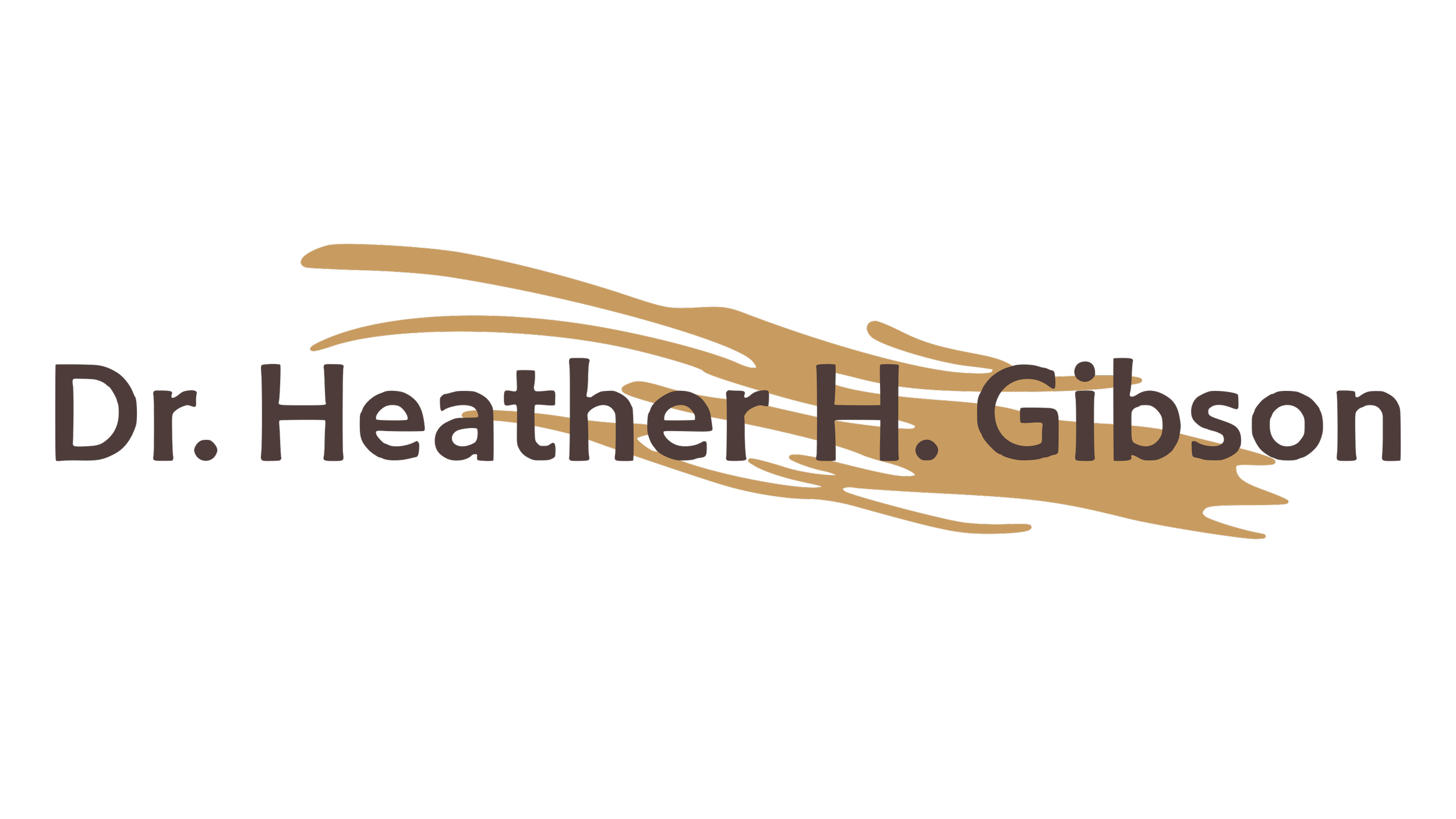Logo for Dr. Heather H. Gibson's dental practice.