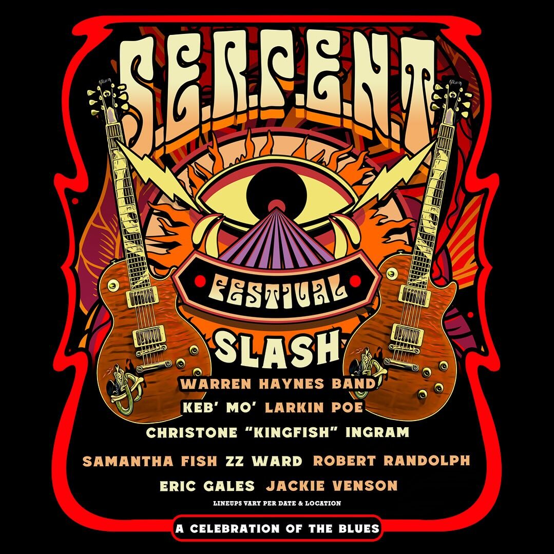 Hey Dirty Shine Fam!! I&rsquo;m beyond thrilled to announce I&rsquo;m hitting the road this summer with Slash on his S.E.R.P.E.N.T Festival 🎸🐍🔥 Get ready for some dirty blues!!! It&rsquo;s going to be one hell of a year!! 🤘 LFG!!!! Grab tickets t