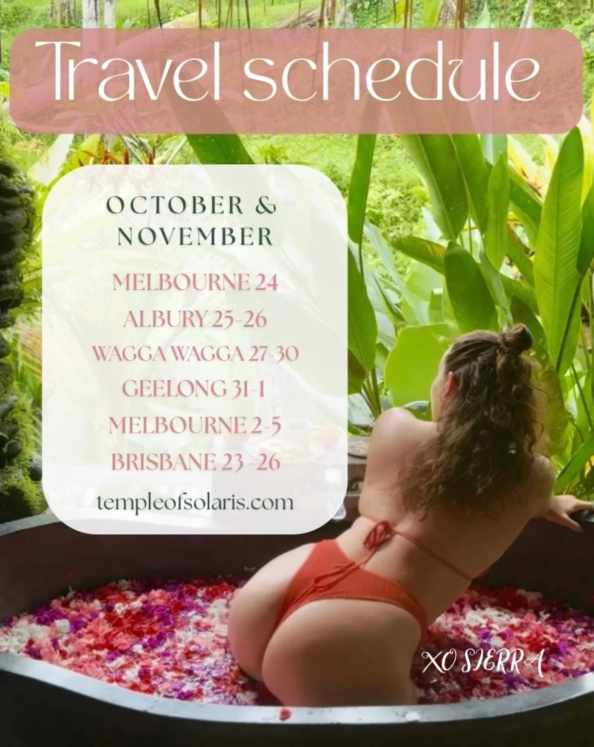 I’m very excited to be heading back to my favorite cities to catch up with lots of friends. My schedule is already looking deliciously satisfying 🥵
Get in touch to kiss me, don’t wait to long or you’ll miss me 
Xx