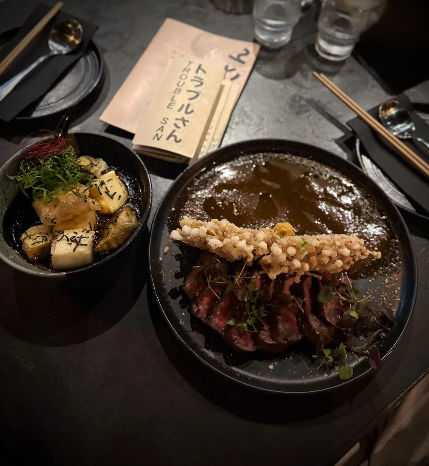 A little birthday trouble with a handsome suitor. 
Thank you H for celebrating me🖤🥢