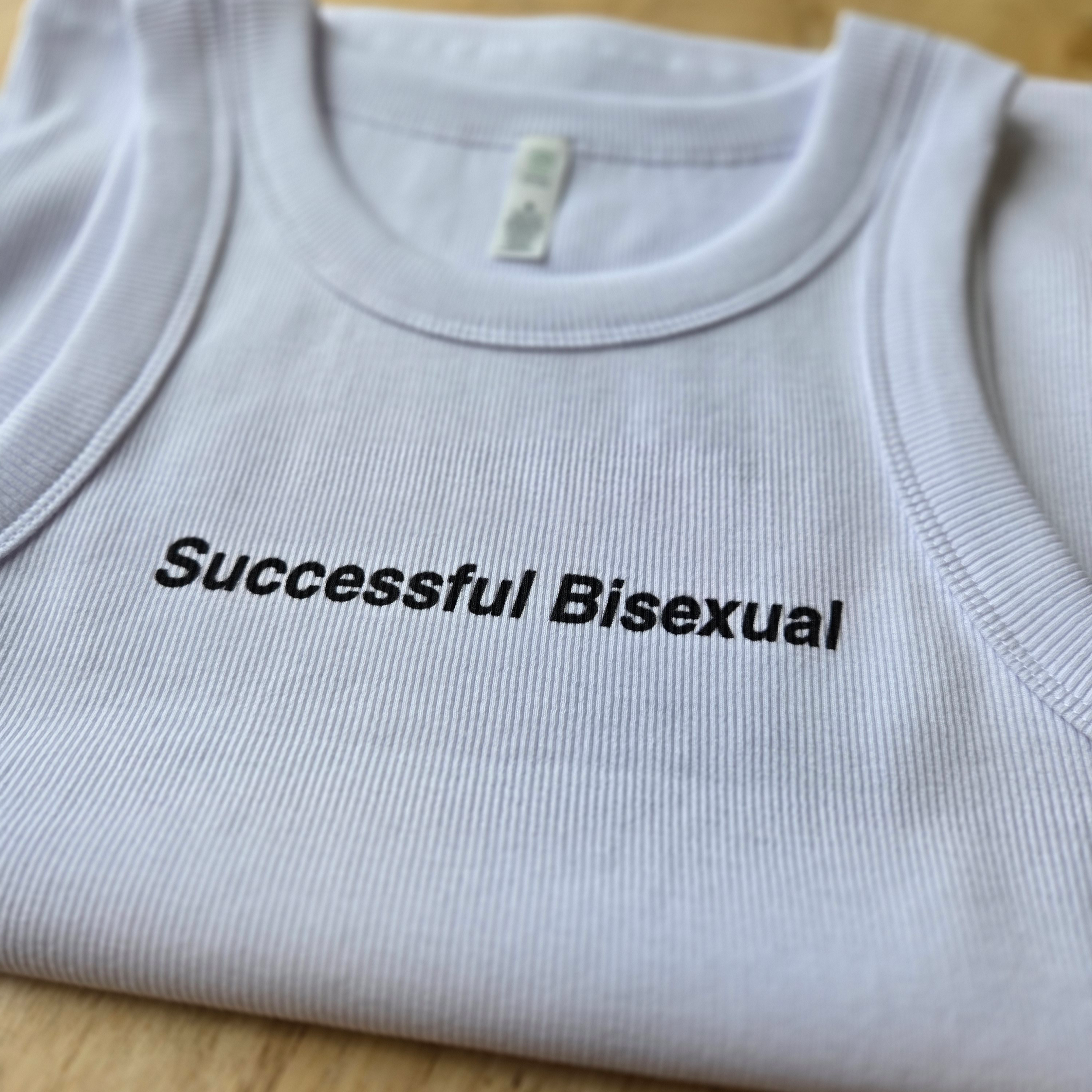 Tamara & The Dreams 'Successful Bisexual' White Rib Tank